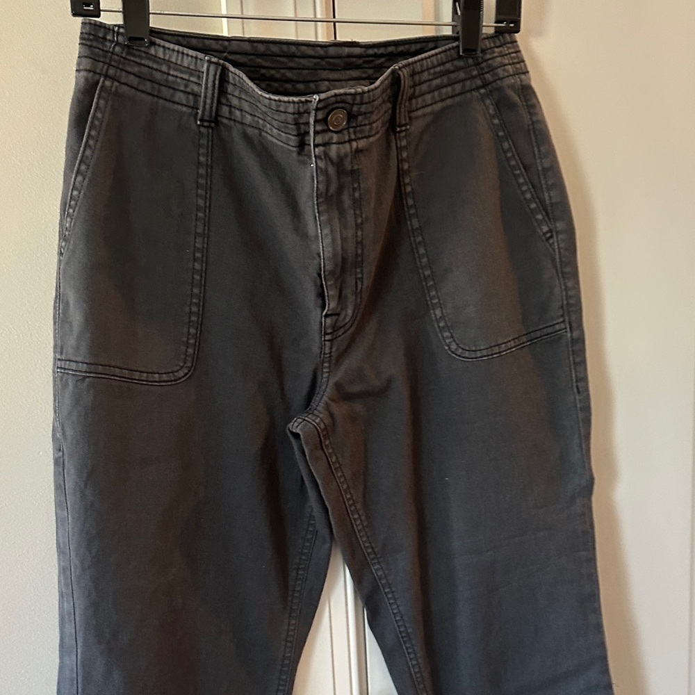 Gray Casual Pants